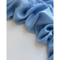 Лён Костюмный с Эффектом Мятости Baby Blue 